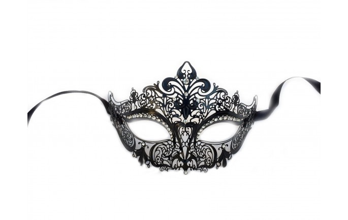 Laser Cut Metal Venetian Mask 