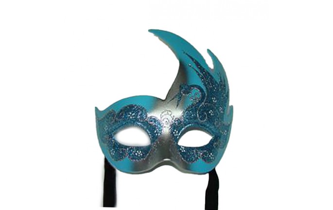 Flame Design Venetian Mask 