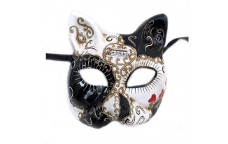 Cat Lovers Mardi Gras Mask