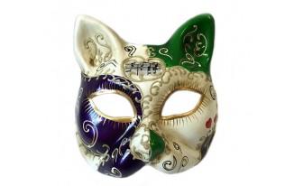Cat Lovers Mardi Gras Mask