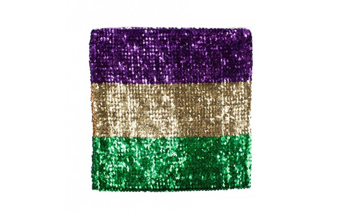 Purple, Gold and Green Sequin Tube Top