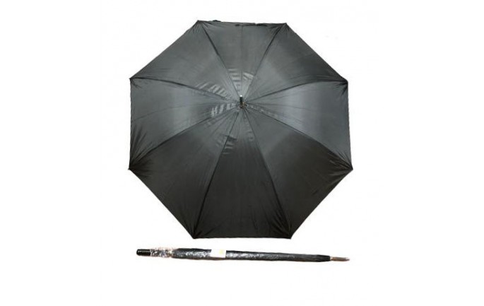 Black 36 inches Long Umbrella