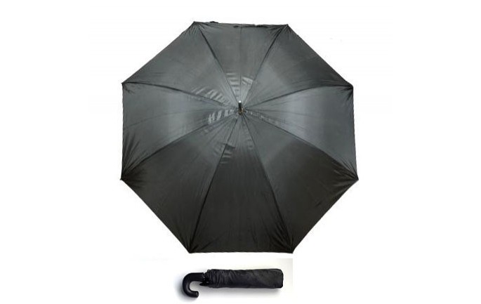 Black 9 inches Folded Umbrella 