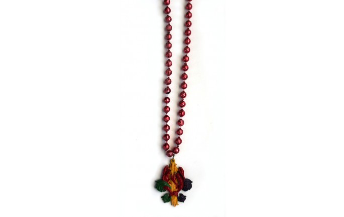 Crawfish Fleur de lis Bead