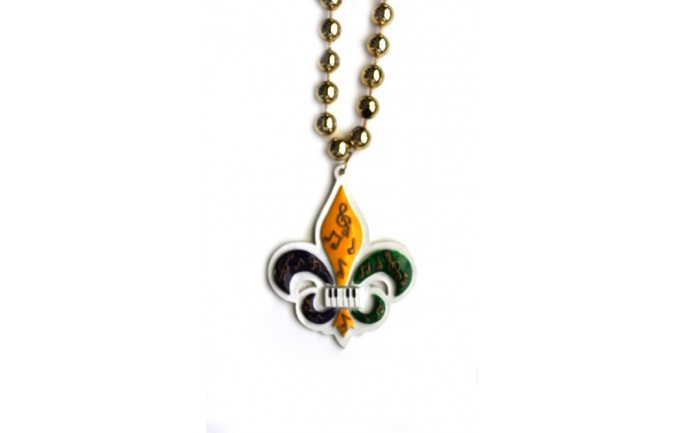 Musical Fleur De Lis Bead