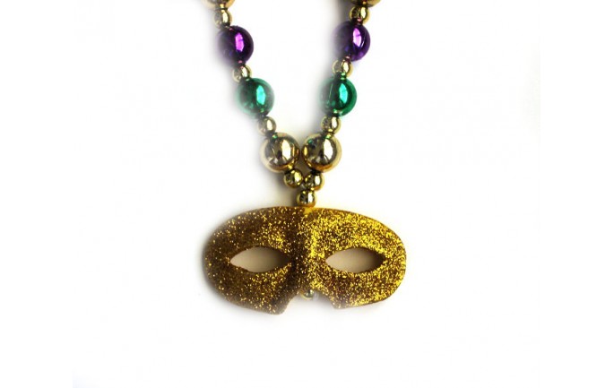 Mardi Gras Eye Mask Bead