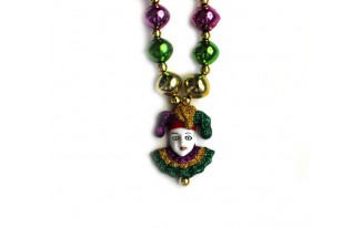 Jester Clown Face Bead