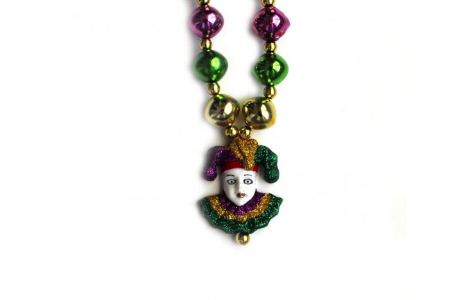 Jester Clown Face Bead