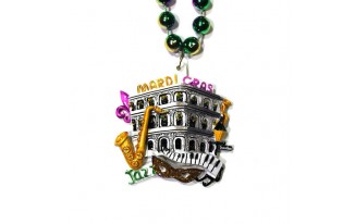 New Orleans French Quarter Balcony Beads
