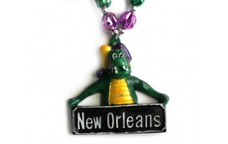 Gator Terror New Orleans Bead