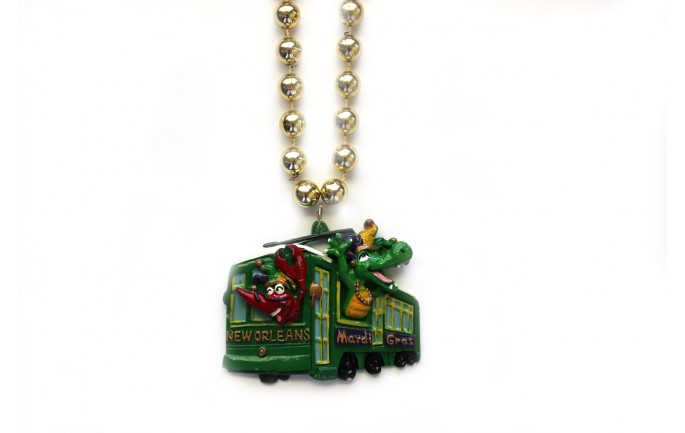 Mardi Gras Streetcar Bead