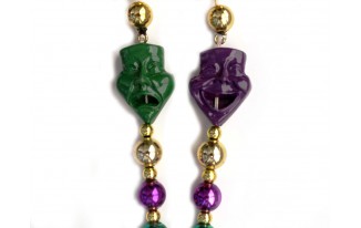 Mardi Gras Jester Shoe Bead