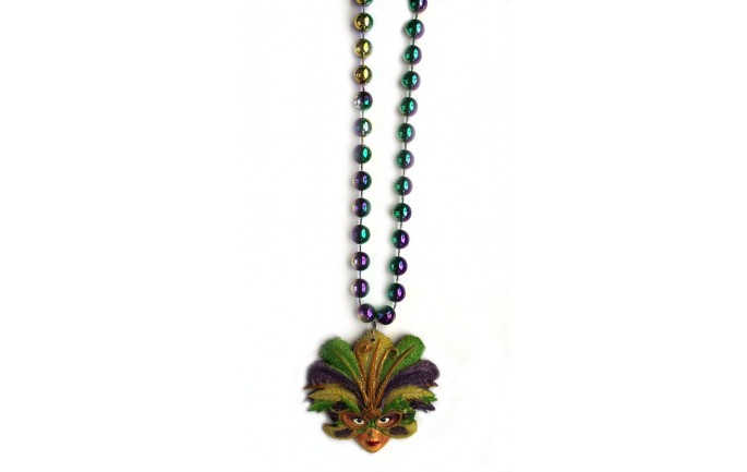 Mardi Gras Venetian Mask Bead