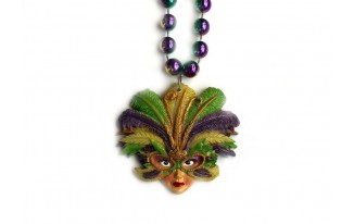 Mardi Gras Venetian Mask Bead