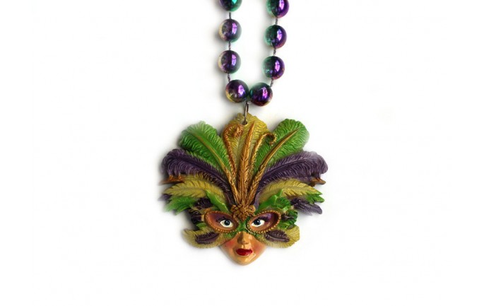 Mardi Gras Venetian Mask Bead