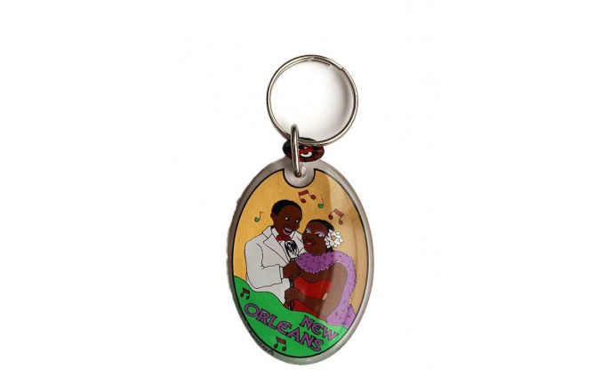 New Orleans Musician Keychain