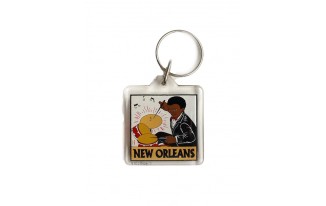 New Orleans Musical Drum Key chain