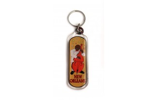 New Orleans Musical Double Bass Key chain