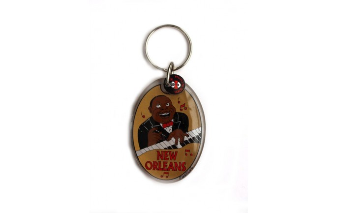 New Orleans Musical Piano Key chain