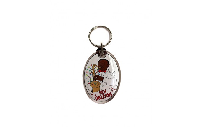 New Orleans Musical Saxophone  Key chain