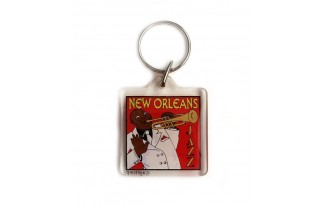 New Orleans Musical Trumpet Key chain