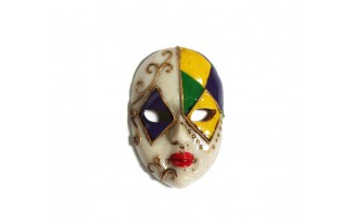Ceremic Mardi Gras Mask Magnet