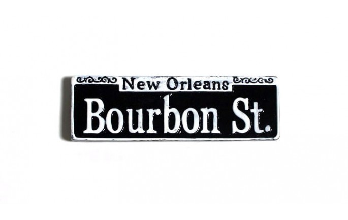 Bourbon St. Sign Magnet