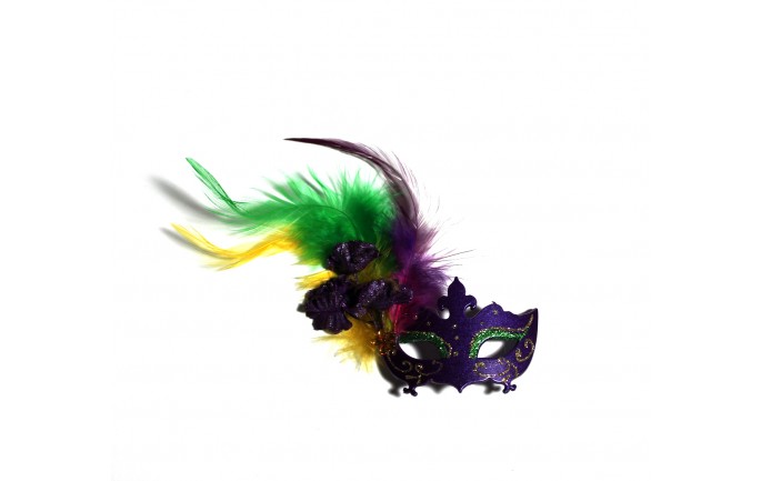 Mardi Gras Venetian Face Mask Magnet