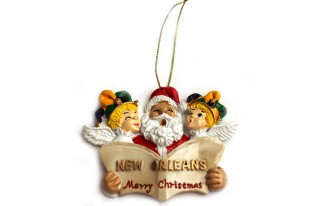 New Orleans Santa Ornament